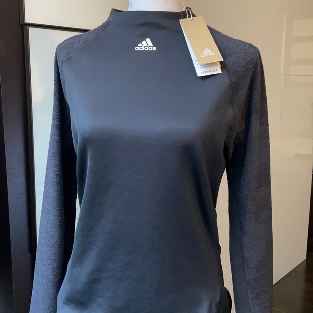 Adidas Tf Warm ls black shirt